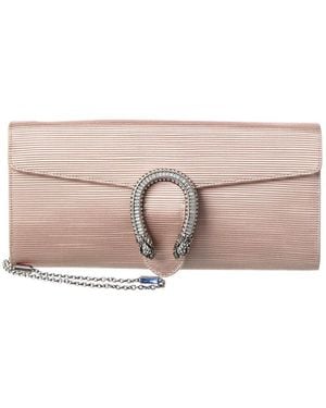 Gucci Dionysus Small Fabric Crossbody - Pink