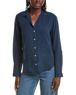 Bella Dahl Classic Button-Down Shirt - Blue
