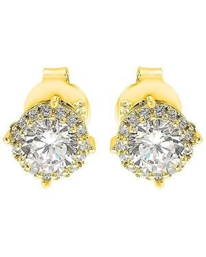 Suzy Levian CZ Jewelry Suzy Levian Silver Cz Studs - Metallic