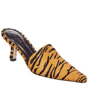 BY FAR Cynthia Haircalf Mule - Metallic