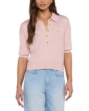 L'Agence Masaki Collared Wool-Blend Jumper