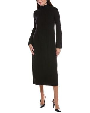 Max Mara Cile Knit Wool Dress - Black