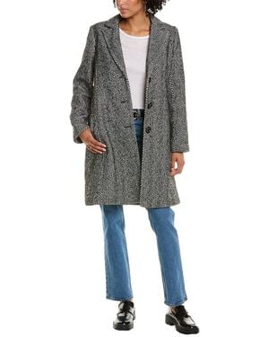 Sam Edelman Reefer Coat - Grey