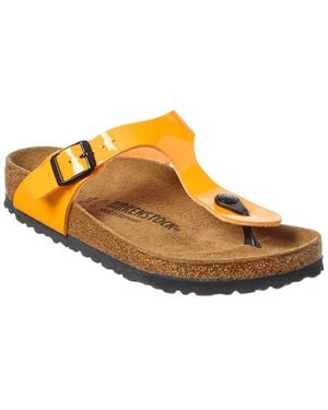 Birkenstock Gizeh Bs Patent Birko-Flor Sandal - Orange