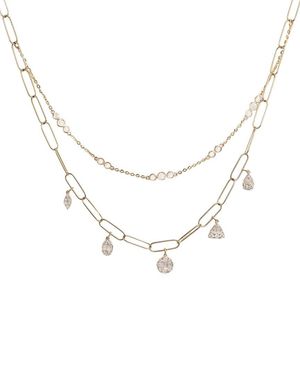 Diana M. Jewels Fine Jewellery 14k 0.88 Ct. Tw. Diamond Necklace - Metallic