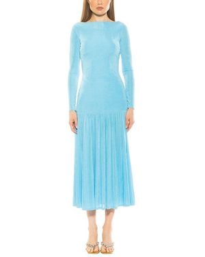 Alexia Admor Khaite Drop Waist Maxi Dress - Blue