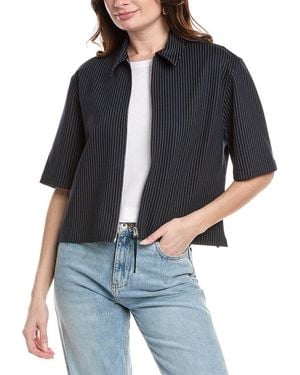 Rag & Bone Junie Ponte Top - Black