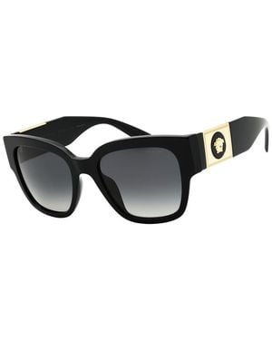 Versace 54Mm Polarized Sunglasses - Black