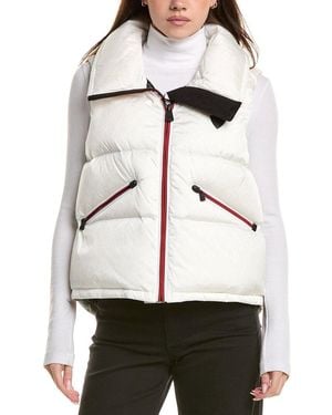 Post Card Down Vest - White