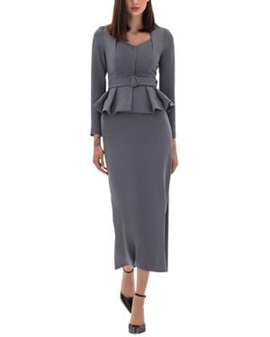 BGL 2pc Jacket & Skirt Set - Blue