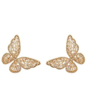 Eye Candy LA The Luxe Collection Cz Freeda Earrings - Metallic