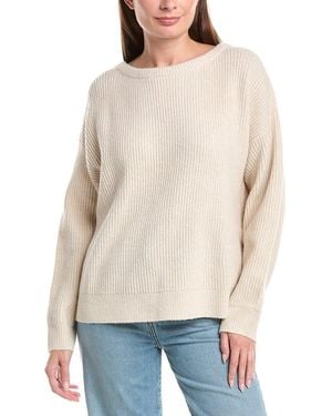 Splendid Stassi Satin Tie Sweater - Natural