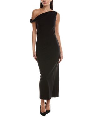 Rag & Bone Irina Asymmetric Maxi Dress - Black