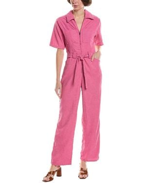 Marion Corduroy Jumpsuit - Pink