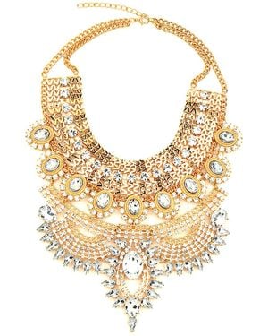 Eye Candy LA Zania Necklace - Metallic