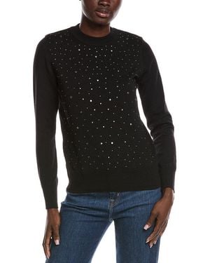 Nanette Lepore Studded Front Jumper - Black