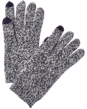 Sofiacashmere Sofiacashmere Marl Texting Cashmere Glove - Grey