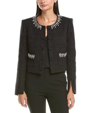 Cinq À Sept Randi Deco Border Jacket - Black