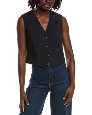 Officine Generale Officine Generale Cleore Wool Vest - Blue