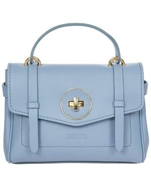 Bric's Gondola Ninfea Leather Bag - Blue