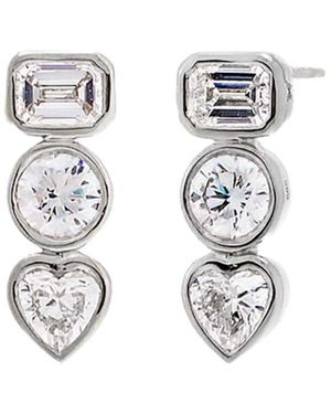 By Adina Eden 14K 1.51 Ct. Tw. Lab-Grown Diamond Earrings - White