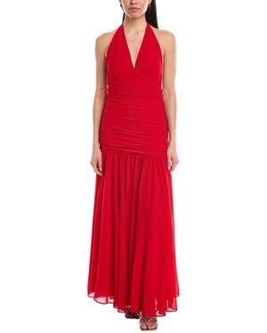 Bardot Estrella Halter Maxi Dress in Natural | Lyst