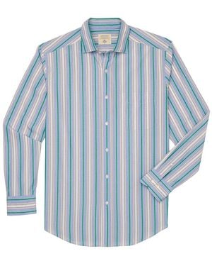 J.McLaughlin Club Woven Shirt - Blue