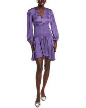 Maje Woven Dress - Purple