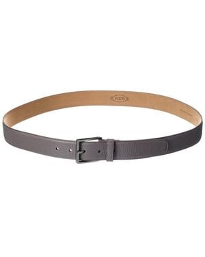 Tod's Leather Belt - White