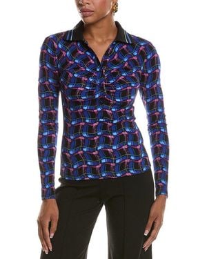 Diane von Furstenberg Sheska Top - Blue