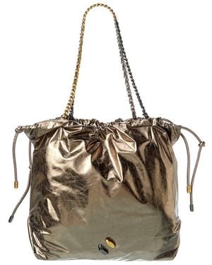 Rebecca Minkoff Zero Gravity Medium Leather Tote - Metallic