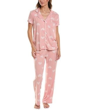Tart Collections 2Pc Ginnie Pant Set - Red