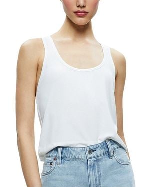 Alice + Olivia Avril Boxy Tank - White