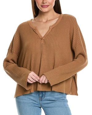 Project Social T Getaway Notch Jumper - Brown