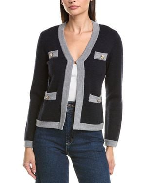 Bruno Magli Wool Cardigan - Black