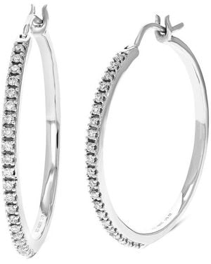 Amairah 0.25 Ct. Tw. Lab-Grown Diamond Hoops - White
