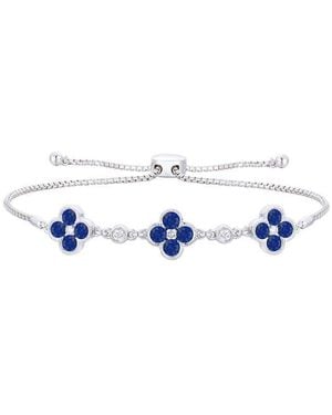 Gregg Ruth 14K 1.25 Ct. Tw. Diamond & Sapphire Bracelet - Blue