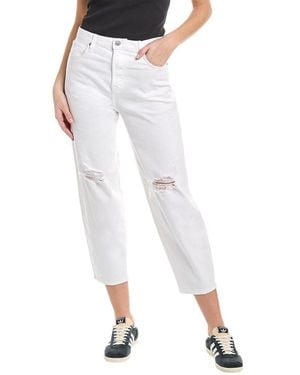 7 For All Mankind Balloon Jean - White