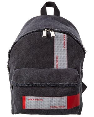 Heron Preston Hp Tape Canvas Backpack - Black