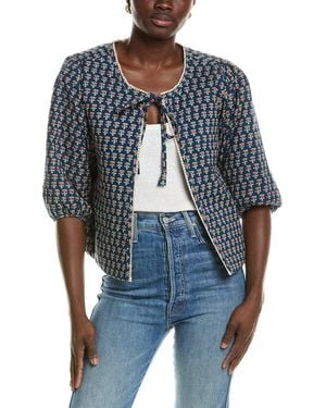 MER ST BARTH Marisol Boho Jacket - Blue