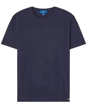 Robert Talbott Lion Stretch Jersey T-Shirt - Blue