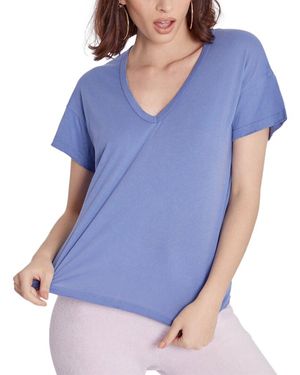 Wildfox Chrissy V-neck T-shirt - Blue
