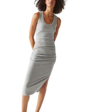Michael Stars Ulla Scoop Neck Midi Dress - Grey