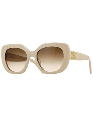 Celine Cl40226U 55Mm Sunglasses - Natural