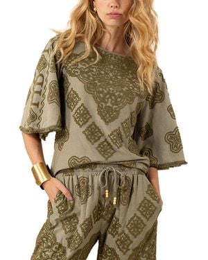 Hale Bob Leyla Blouse - Green