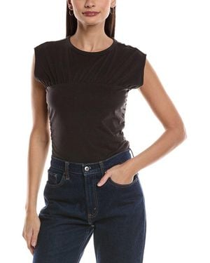 Rag & Bone Jersey Banded Top - Black