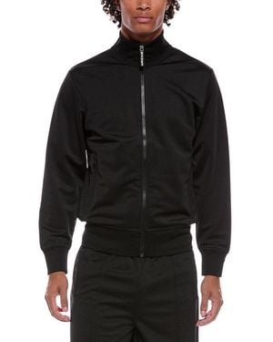 Palm Angels Back Curved Logo Track Jacket - Black