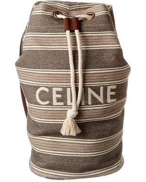 Celine Canvas Backpack - Multicolour