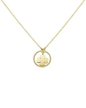 Italian Gold 14K Pendant - Metallic