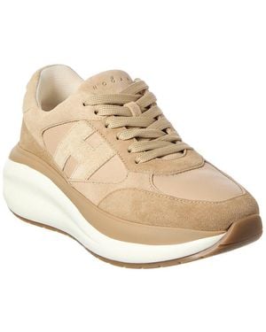 Hogan Maxi I Active Suede Sneaker - Natural